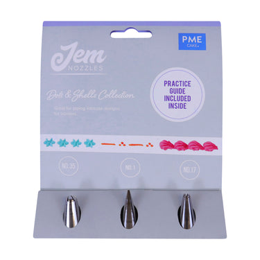 Kit Bico de Confeitar Pontos e Conchas 3 un - PME